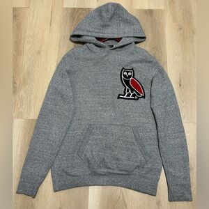 October’s Very Own(OVO) Gray Hoodie with Owl Logo